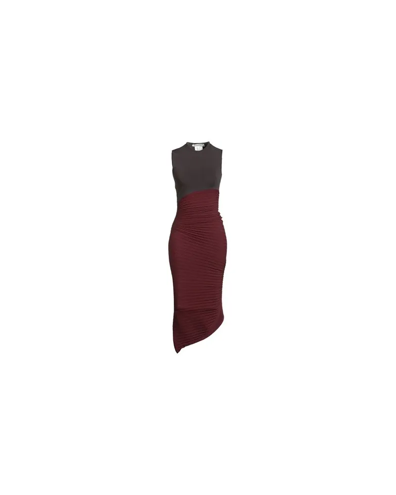 Alberta Ferretti KLEIDER - Midi-Kleiderauf YOOX.COM Bordeaux