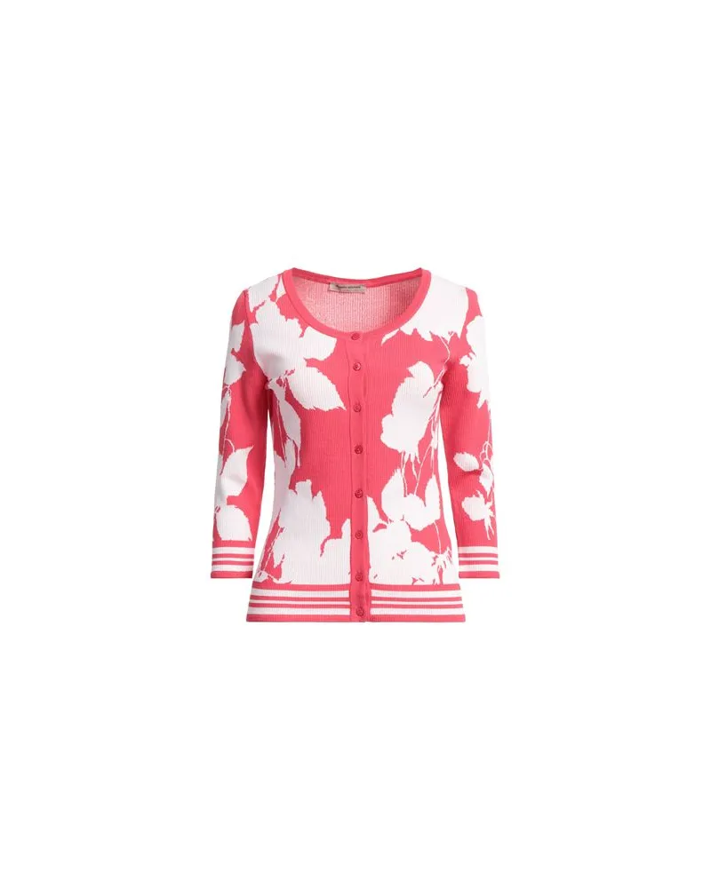 Angelo Marani STRICKWAREN - Strickjackenauf YOOX.COM Fuchsia