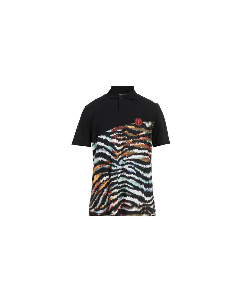 Just Cavalli TOPS - Poloshirtsauf YOOX.COM Schwarz