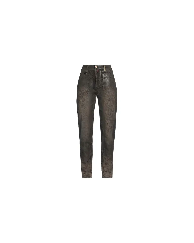 HIGH USE - HOSEN & RÖCKE - Jeanshosenauf YOOX.COM Militärgrün