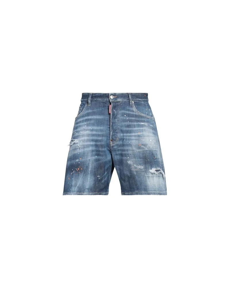 Dsquared2 HOSEN & RÖCKE - Jeansshortsauf YOOX.COM Blau