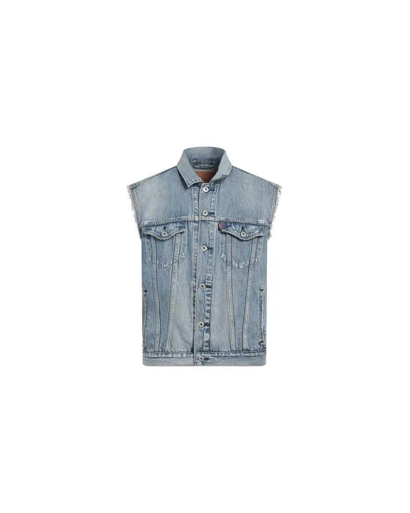 Levi's JACKEN & MÄNTEL - Jeansjacken/Mäntelauf YOOX.COM Blau