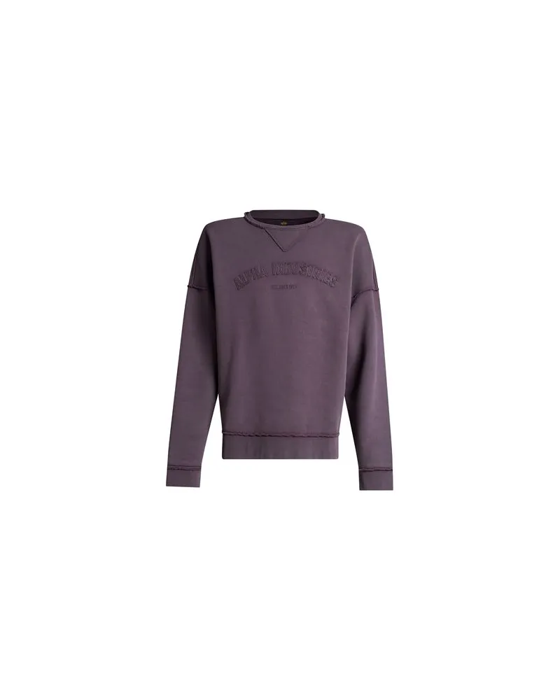 Alpha Industries TOPS - Sweatshirtsauf YOOX.COM Dunkelviolett