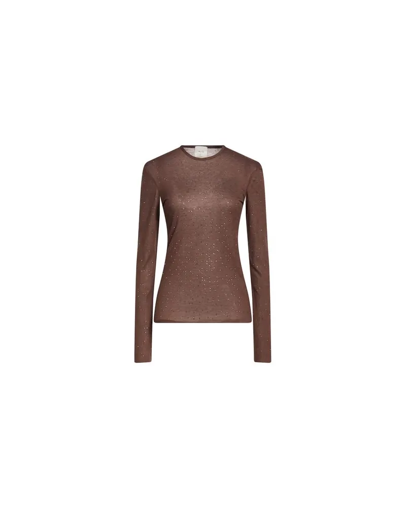 ALYSI CRÈME - TOPS - T-shirtsauf YOOX.COM Schokobraun