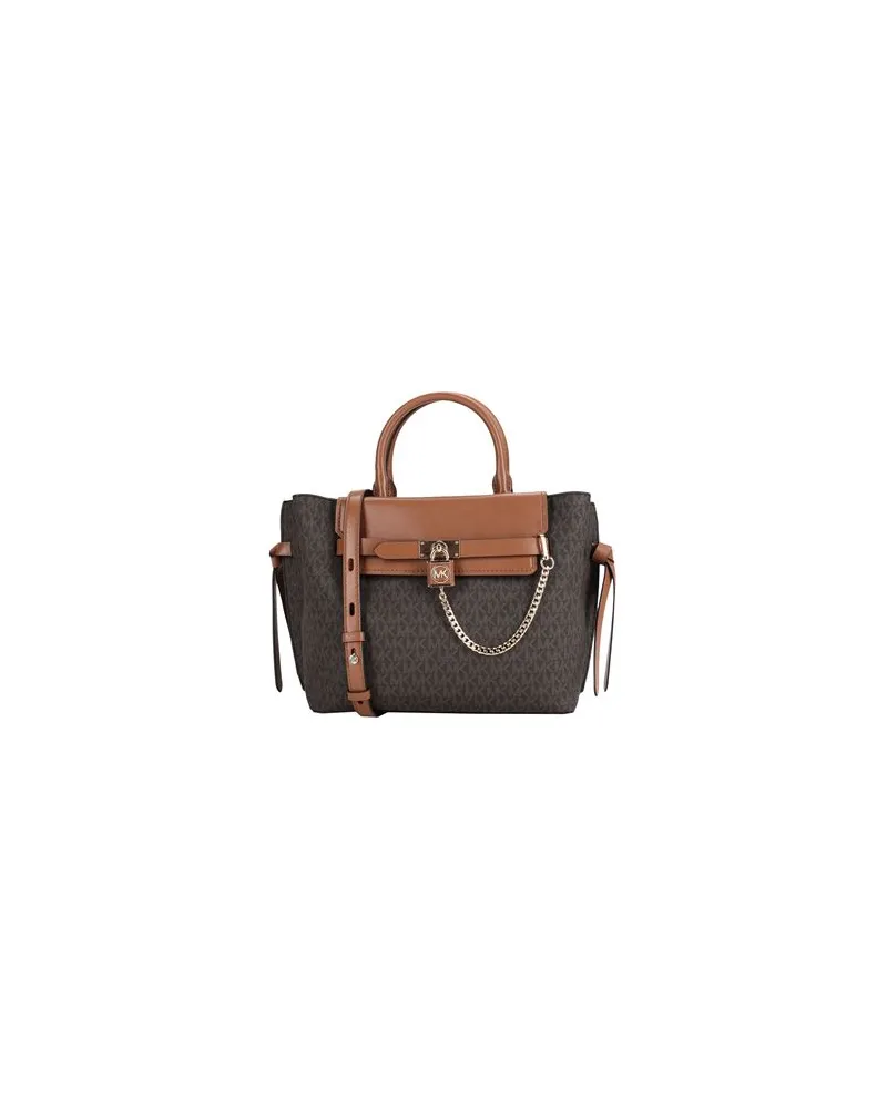 Michael Kors LG BELTED SATCHEL - TASCHEN - Handtaschenauf YOOX.COM Braun