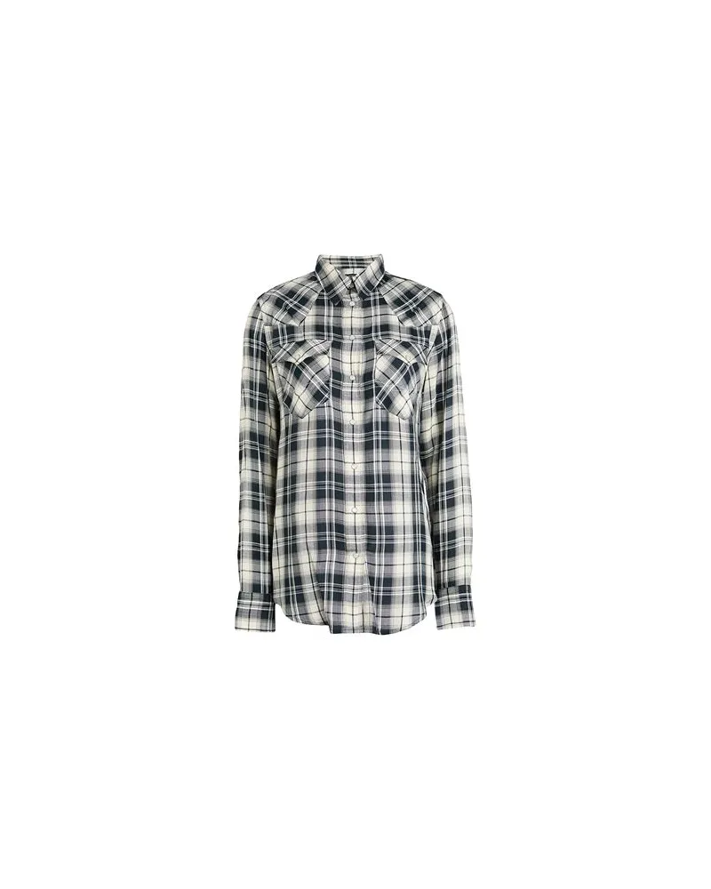 Ralph Lauren SLIM FIT PLAID HERRINGBONE SHIRT  - TOPS - Hemdenauf YOOX.COM Schwarz