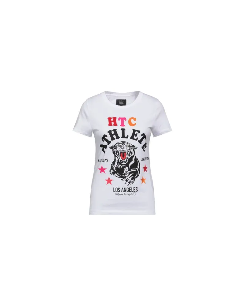 HTC Hollywood Trading Company TOPS - T-shirtsauf YOOX.COM Weiß