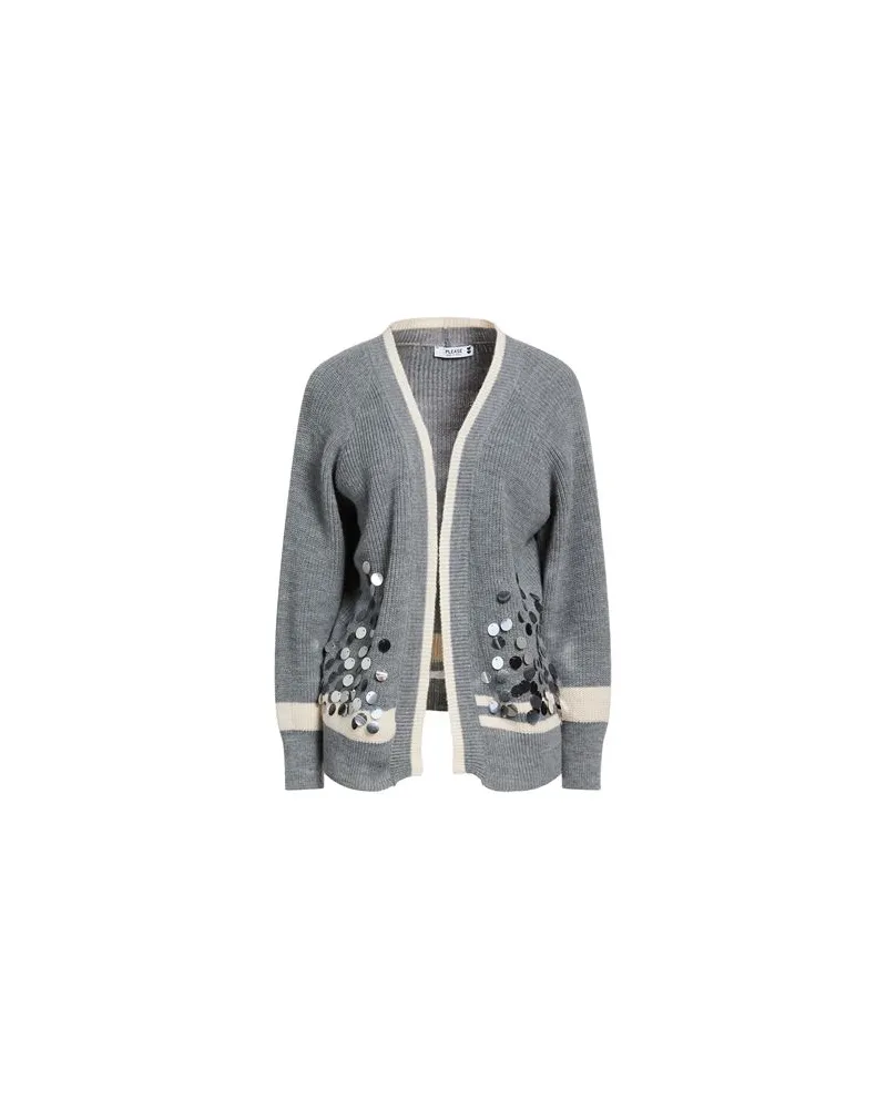 Please STRICKWAREN - Strickjackenauf YOOX.COM Grau
