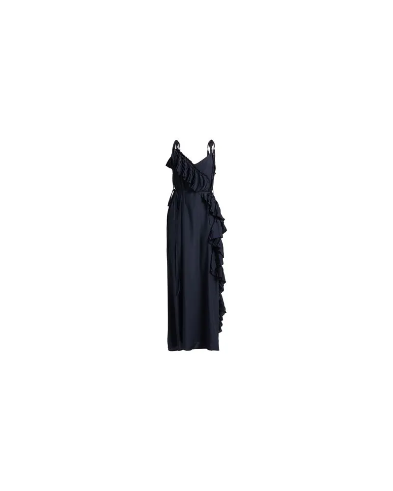P.A.R.O.S.H. KLEIDER - Maxi-Kleiderauf YOOX.COM Nachtblau