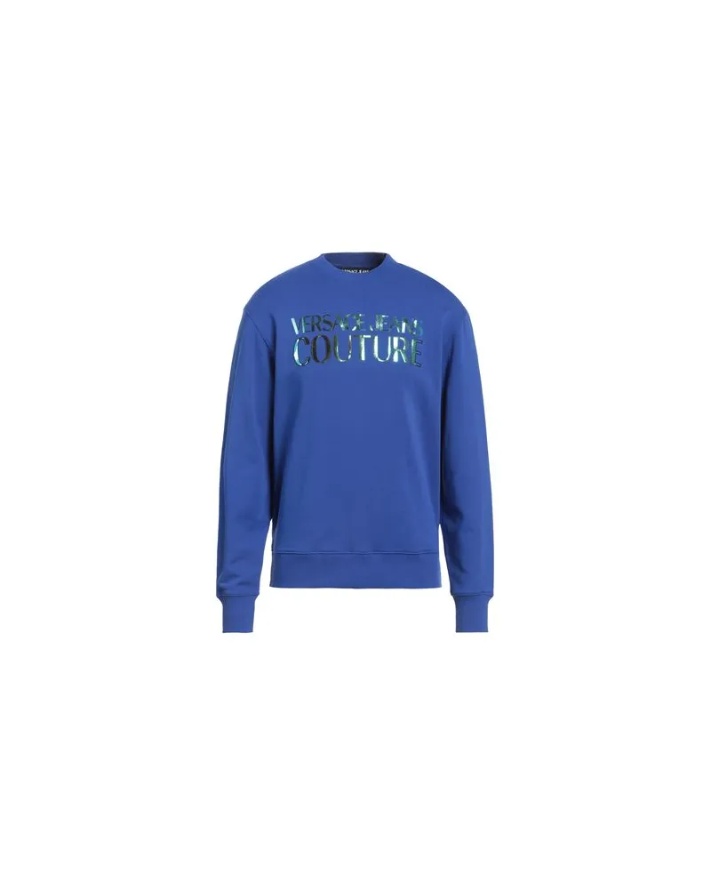 Versace Jeans TOPS - Sweatshirtsauf YOOX.COM Blau
