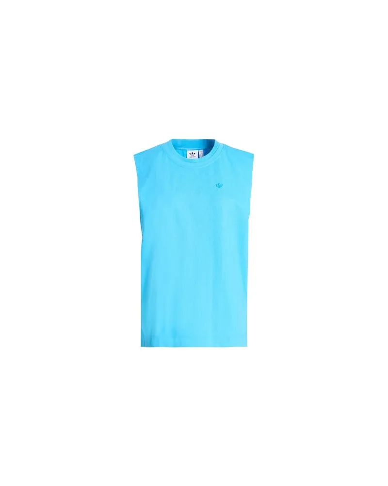 adidas TOPS - T-shirtsauf YOOX.COM Azurblau