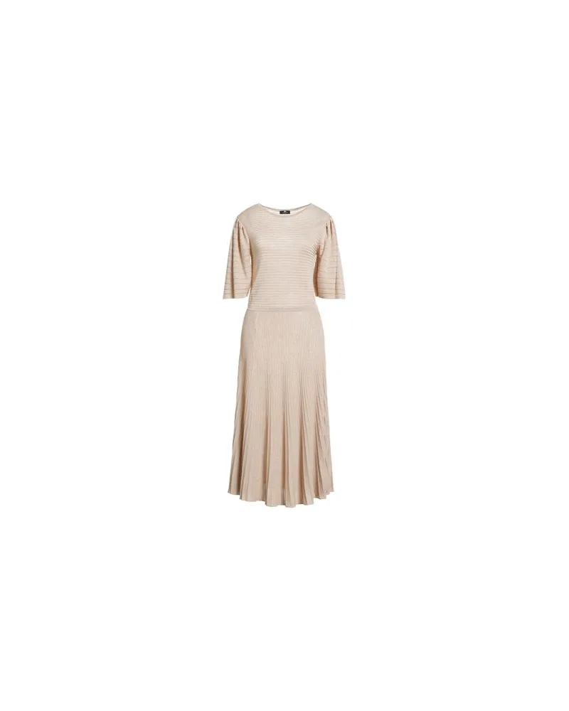 Elisabetta Franchi KLEIDER - Midi-Kleiderauf YOOX.COM Sand