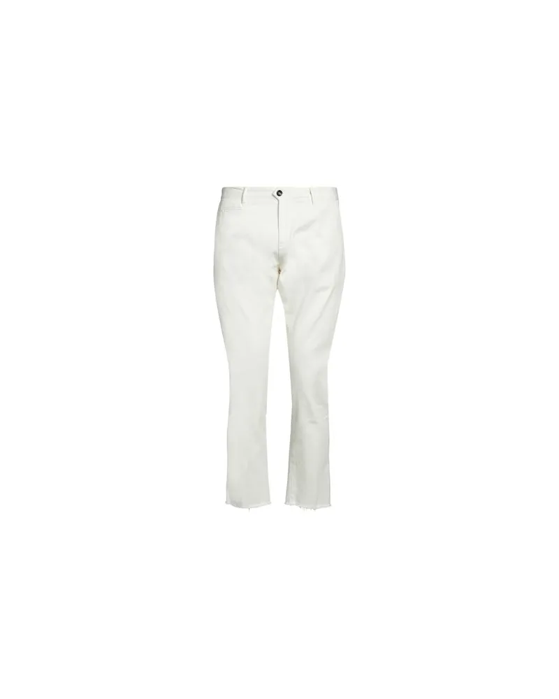 OFFICINA 36 HOSEN & RÖCKE - Hosenauf YOOX.COM Cremeweiß