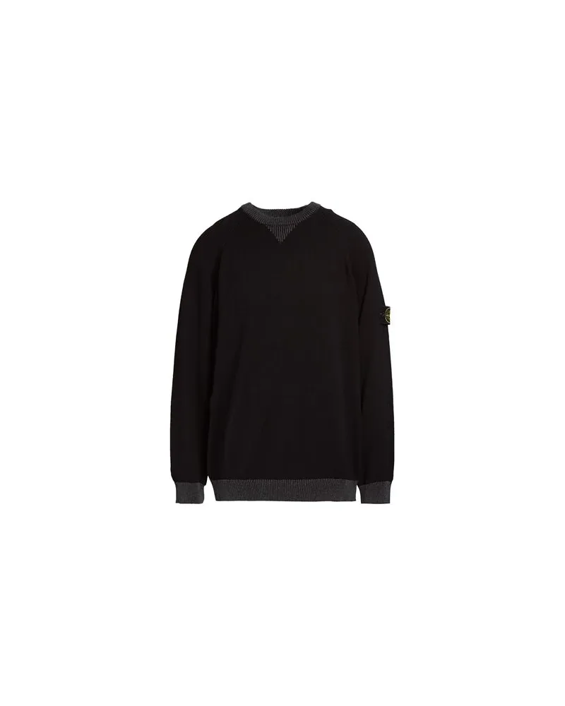 Stone Island STRICKWAREN - Pulloverauf YOOX.COM Schwarz