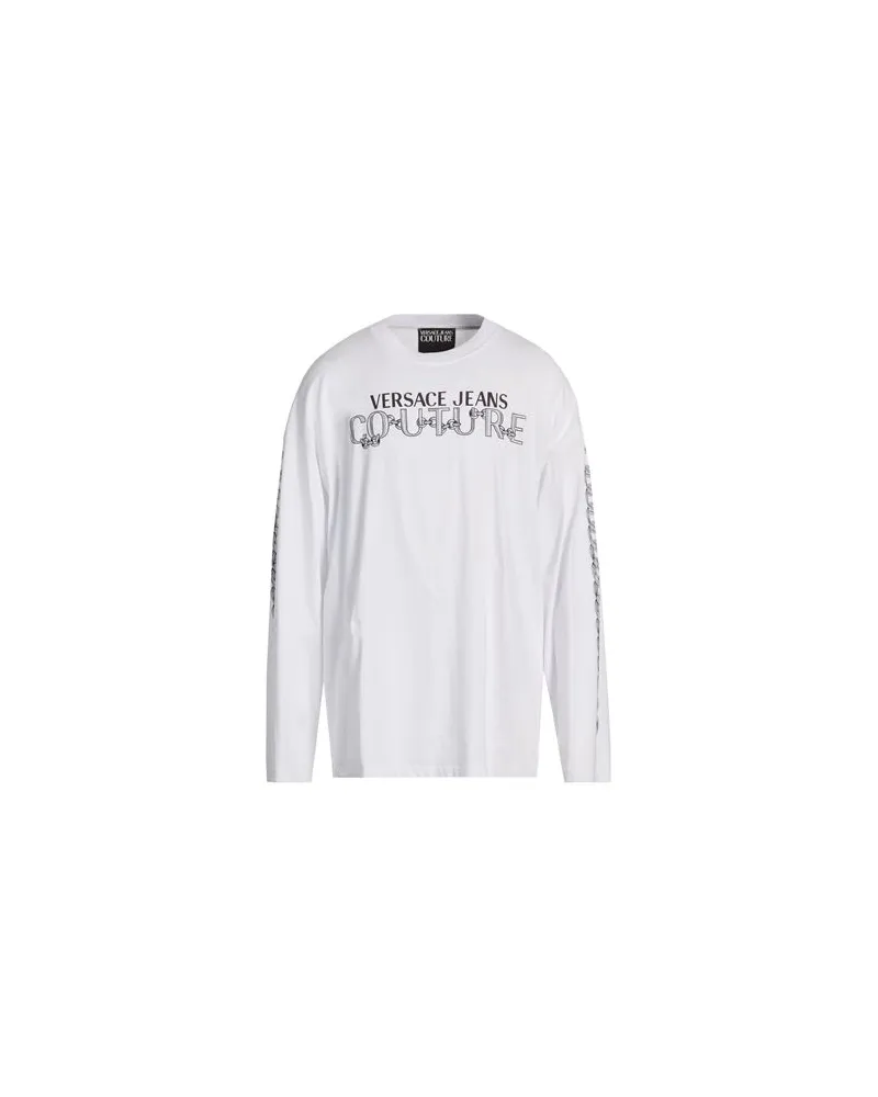 Versace Jeans TOPS - T-shirtsauf YOOX.COM Weiß