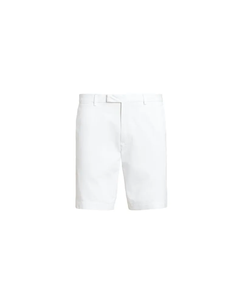 Ralph Lauren STRETCH SLIM FIT CHINO SHORT   - HOSEN & RÖCKE - Shorts & Bermudashortsauf YOOX.COM Weiß