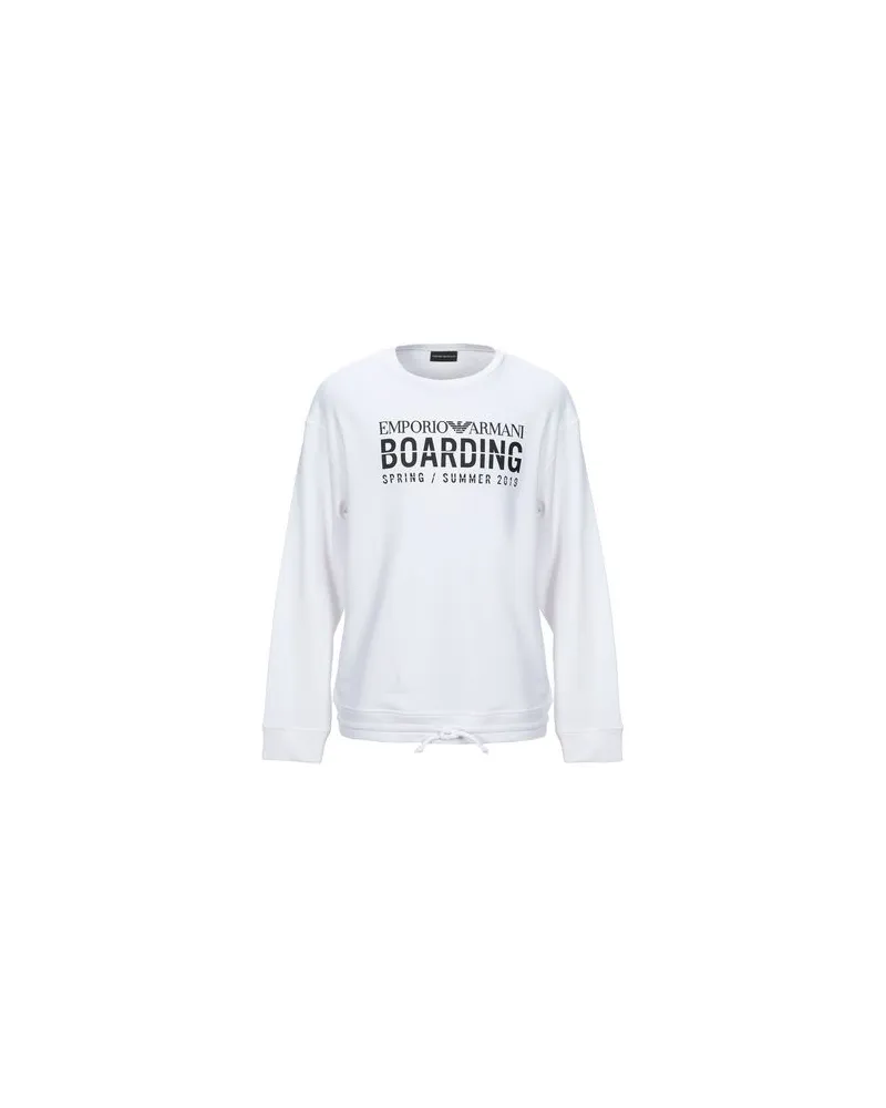 Emporio Armani TOPS - Sweatshirtsauf YOOX.COM Weiß