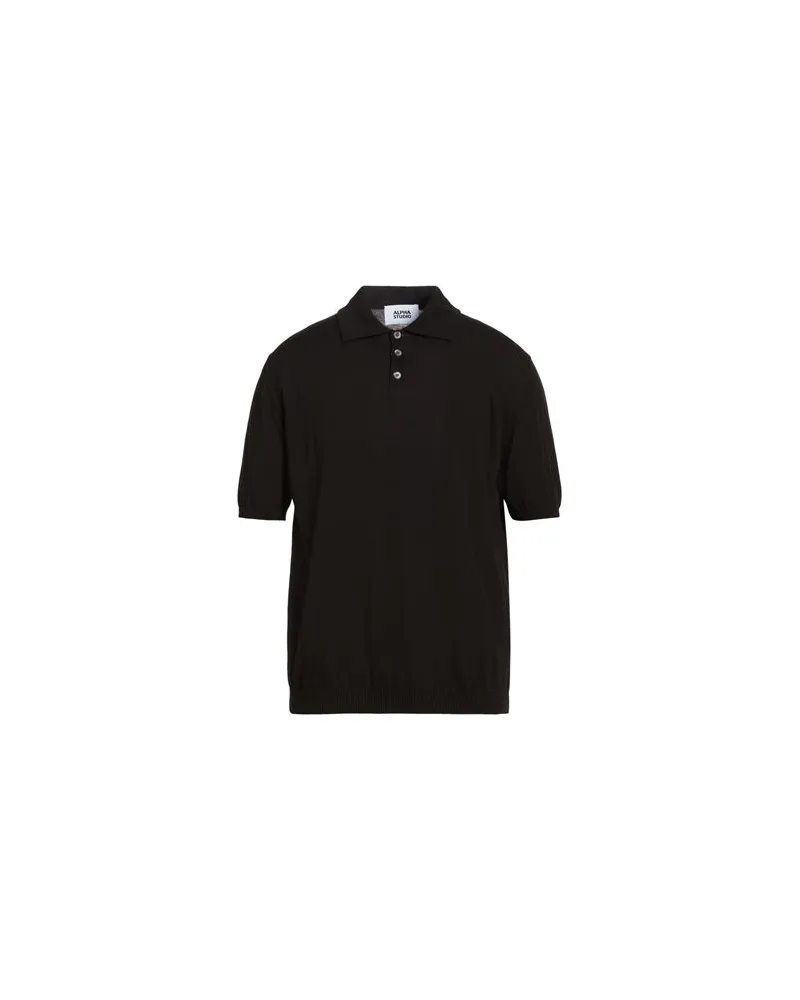 Alpha Studio TOPS - Poloshirtsauf YOOX.COM Schwarz