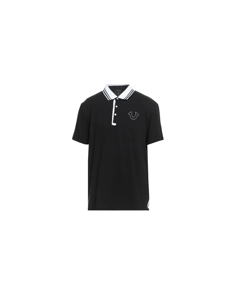 True Religion TOPS - Poloshirtsauf YOOX.COM Schwarz