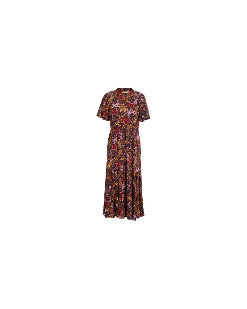 Superdry. KLEIDER - Midi-Kleiderauf YOOX.COM Dunkelbraun