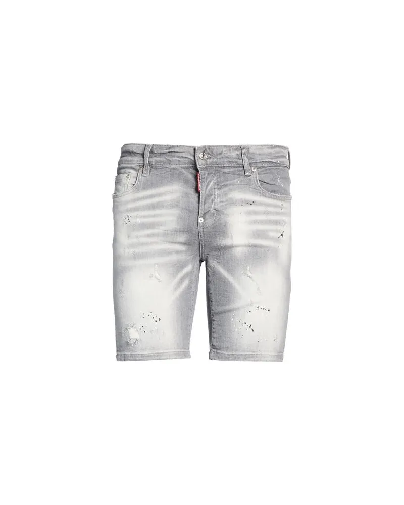 Dsquared2 HOSEN & RÖCKE - Jeansshortsauf YOOX.COM Grau