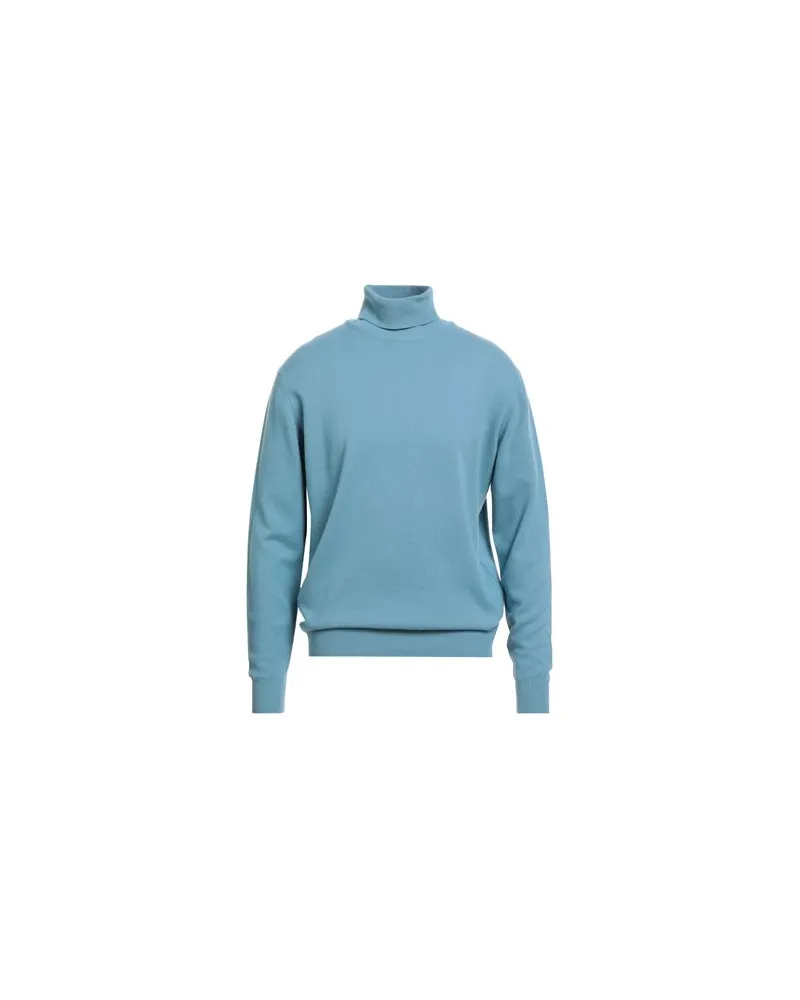 Filippo de Laurentiis STRICKWAREN - Rollkragenpulloverauf YOOX.COM Taubenblau