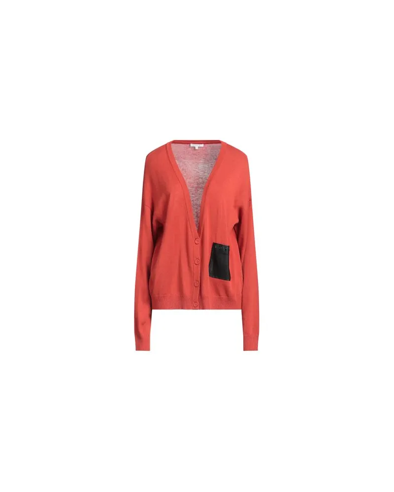 Patrizia Pepe STRICKWAREN - Strickjackenauf YOOX.COM Orange