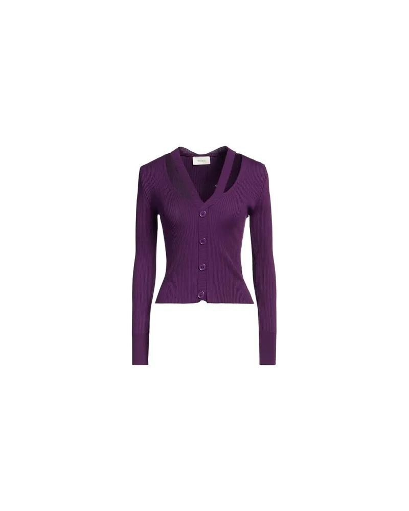VICOLO STRICKWAREN - Strickjackenauf YOOX.COM Violett