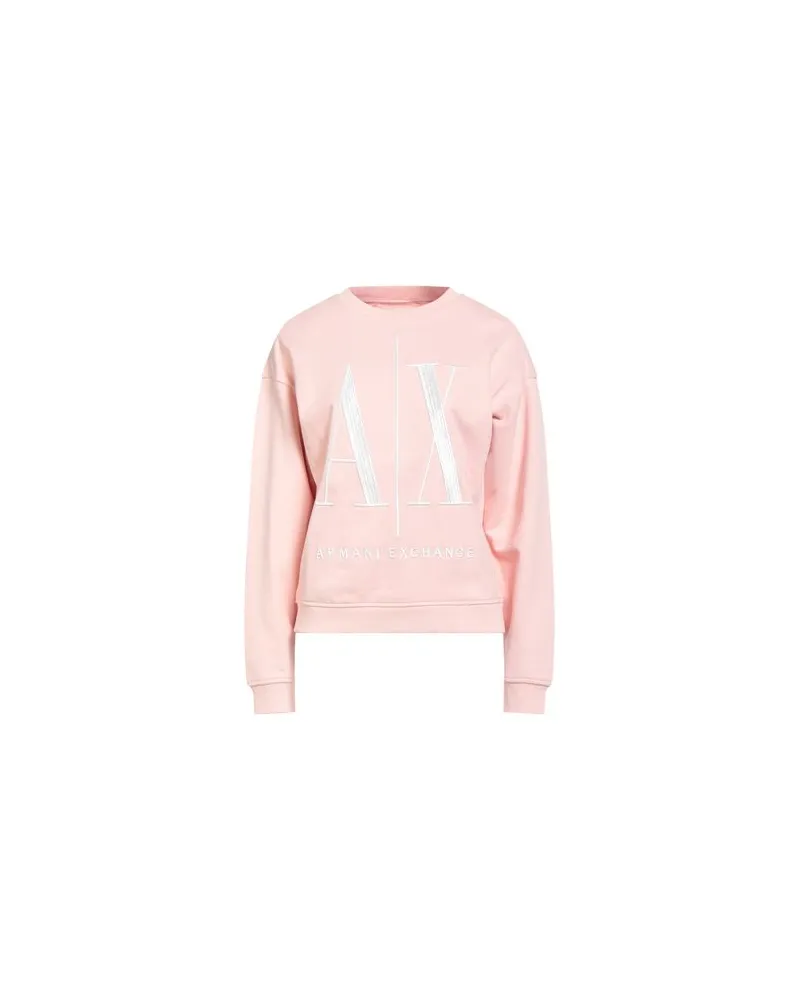 Armani Exchange ICON PERIOD - TOPS - Sweatshirtsauf YOOX.COM Hellrosa