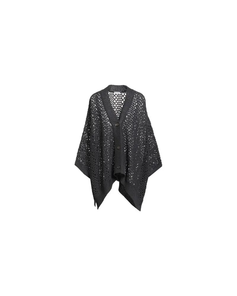 Brunello Cucinelli STRICKWAREN - Strickjackenauf YOOX.COM Schwarz