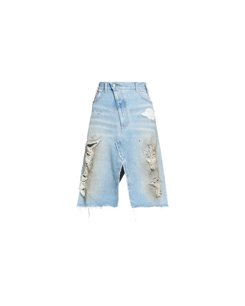 Maison Margiela HOSEN & RÖCKE - Jeansröckeauf YOOX.COM Blau