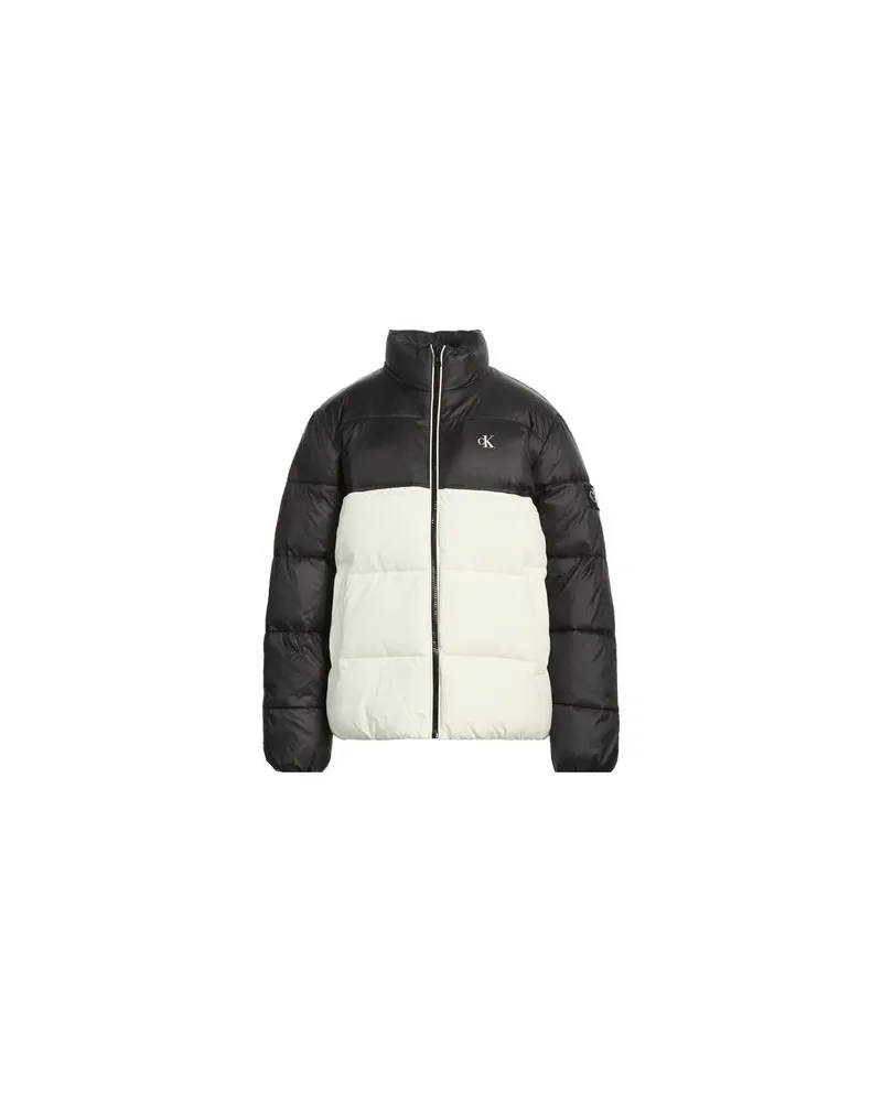 Calvin Klein JACKEN & MÄNTEL - Pufferjacken & Daunenjackenauf YOOX.COM Elfenbein