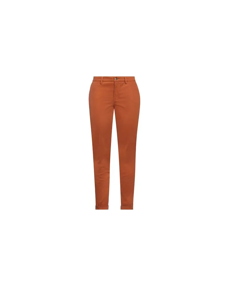 Re-HasH HOSEN & RÖCKE - Hosenauf YOOX.COM Rostrot