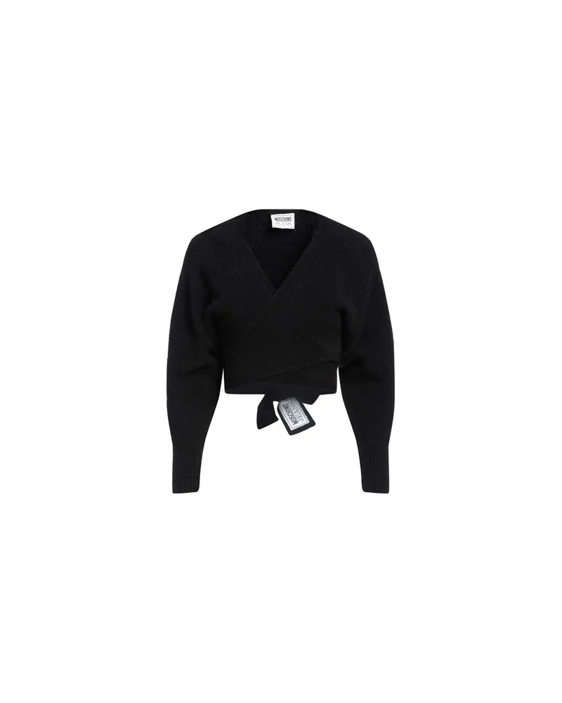Moschino STRICKWAREN - Wickelpulloverauf YOOX.COM Schwarz