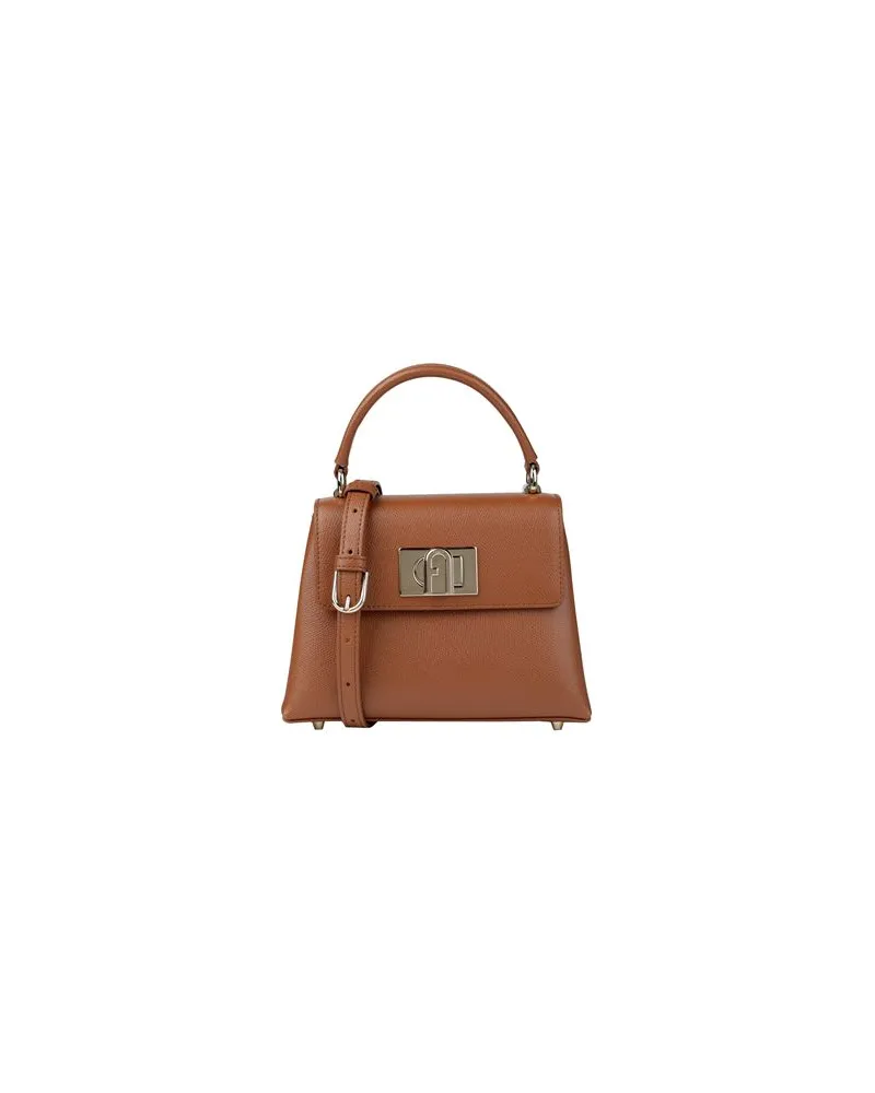 Furla 1927 MINI TOP HANDLE  - TASCHEN - Handtaschenauf YOOX.COM Braun