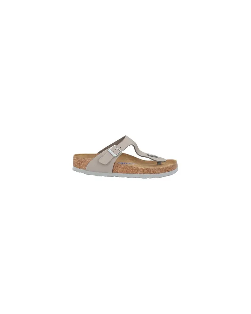 Birkenstock SCHUHE - Zehentrennerauf YOOX.COM Hellgrau