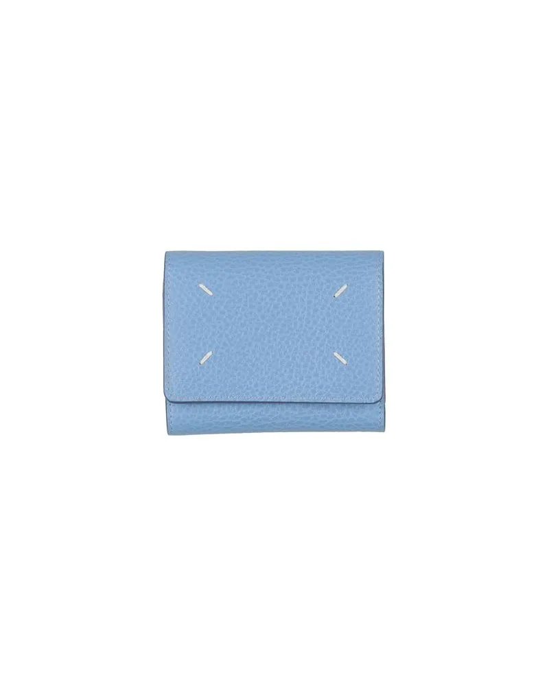 Maison Margiela Kleinlederwaren - Brieftaschenauf YOOX.COM Hellblau
