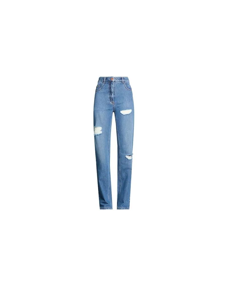 Moschino HOSEN & RÖCKE - Jeanshosenauf YOOX.COM Blau