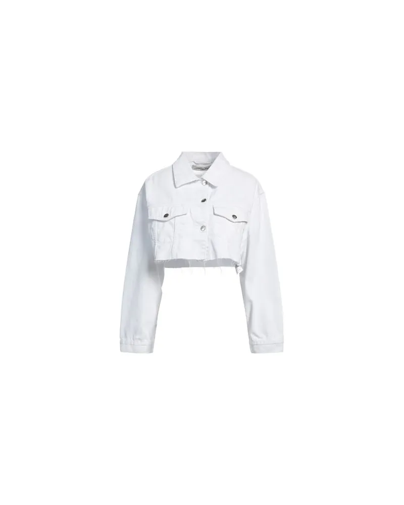 HINNOMINATE JACKEN & MÄNTEL - Jeansjacken/Mäntelauf YOOX.COM Weiß