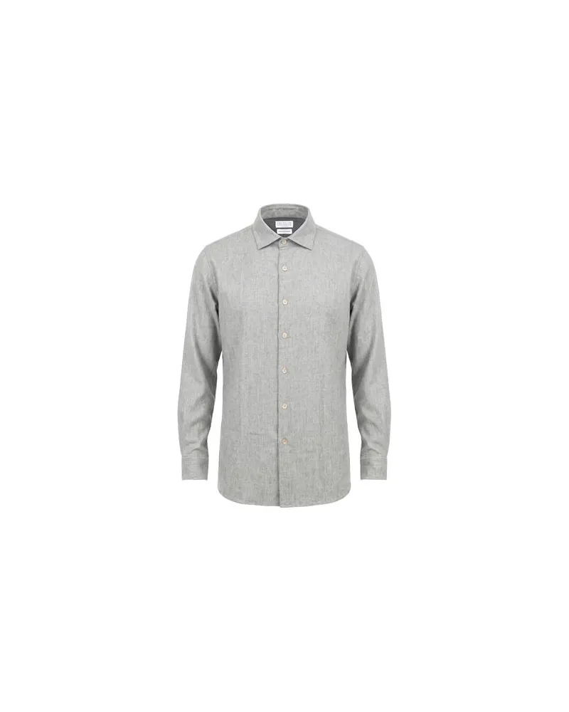 Brunello Cucinelli TOPS - Hemdenauf YOOX.COM Hellgrau