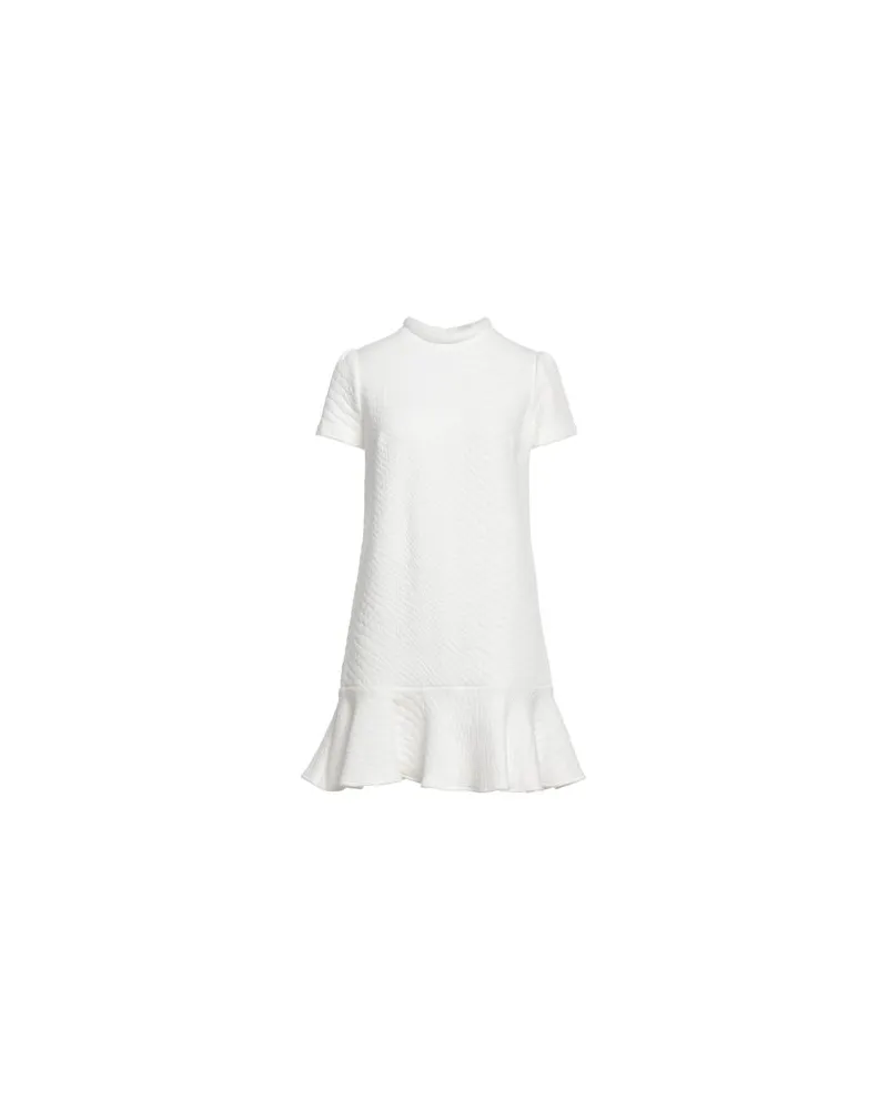 Elisabetta Franchi KLEIDER - Mini-Kleiderauf YOOX.COM Weiß