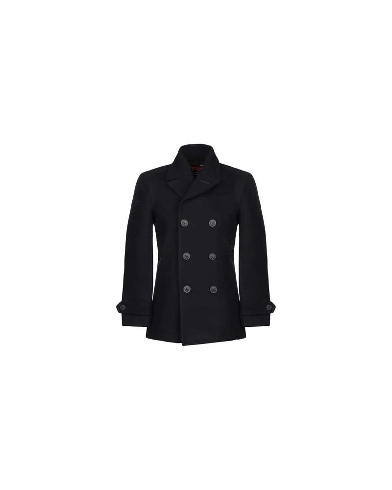 Superdry. JACKEN & MÄNTEL - Mäntelauf YOOX.COM Nachtblau