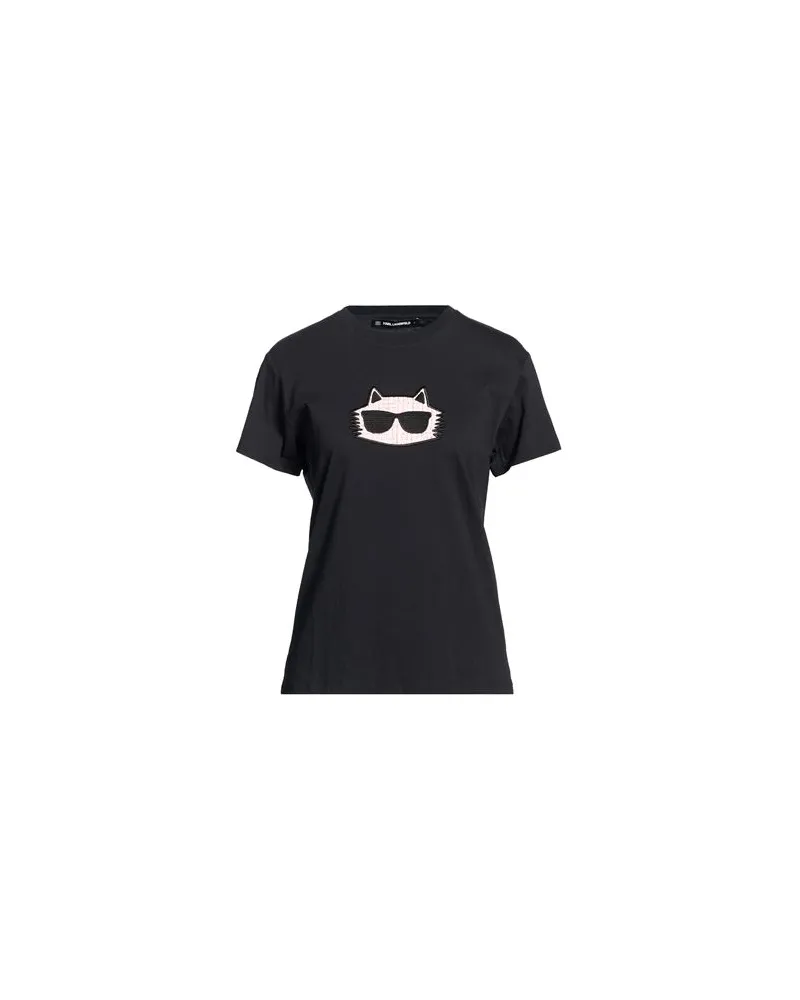 Karl Lagerfeld TOPS - T-shirtsauf YOOX.COM Schwarz