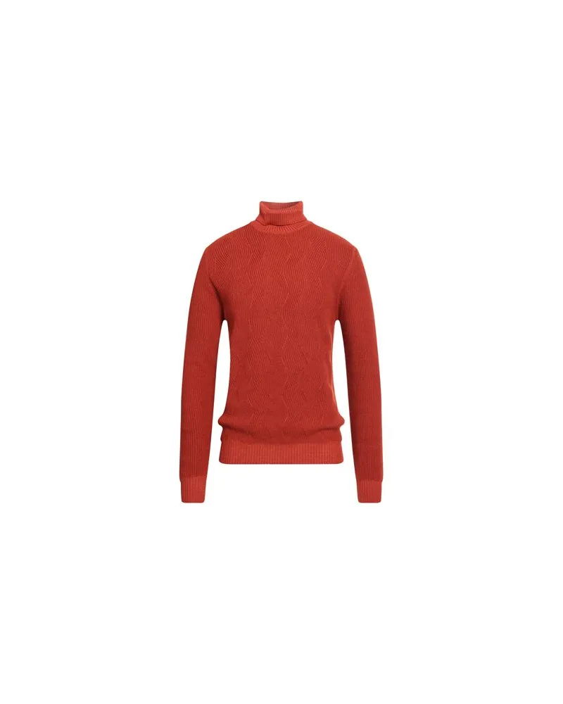 MOORER STRICKWAREN - Rollkragenpulloverauf YOOX.COM Rostrot