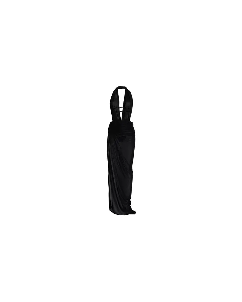 ATLEIN KLEIDER - Maxi-Kleiderauf YOOX.COM Schwarz
