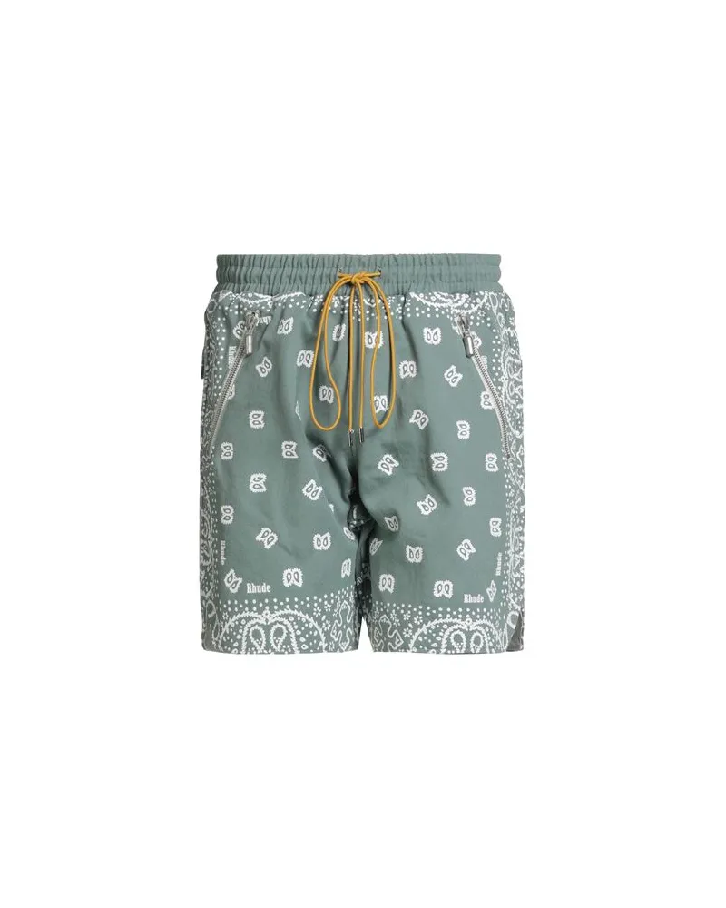 RHUDE HOSEN & RÖCKE - Shorts & Bermudashortsauf YOOX.COM Salbeigrün