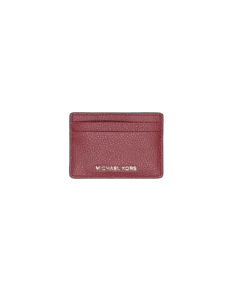 Michael Kors CARD HOLDER   - Kleinlederwaren - Kartenetuisauf YOOX.COM Bordeaux