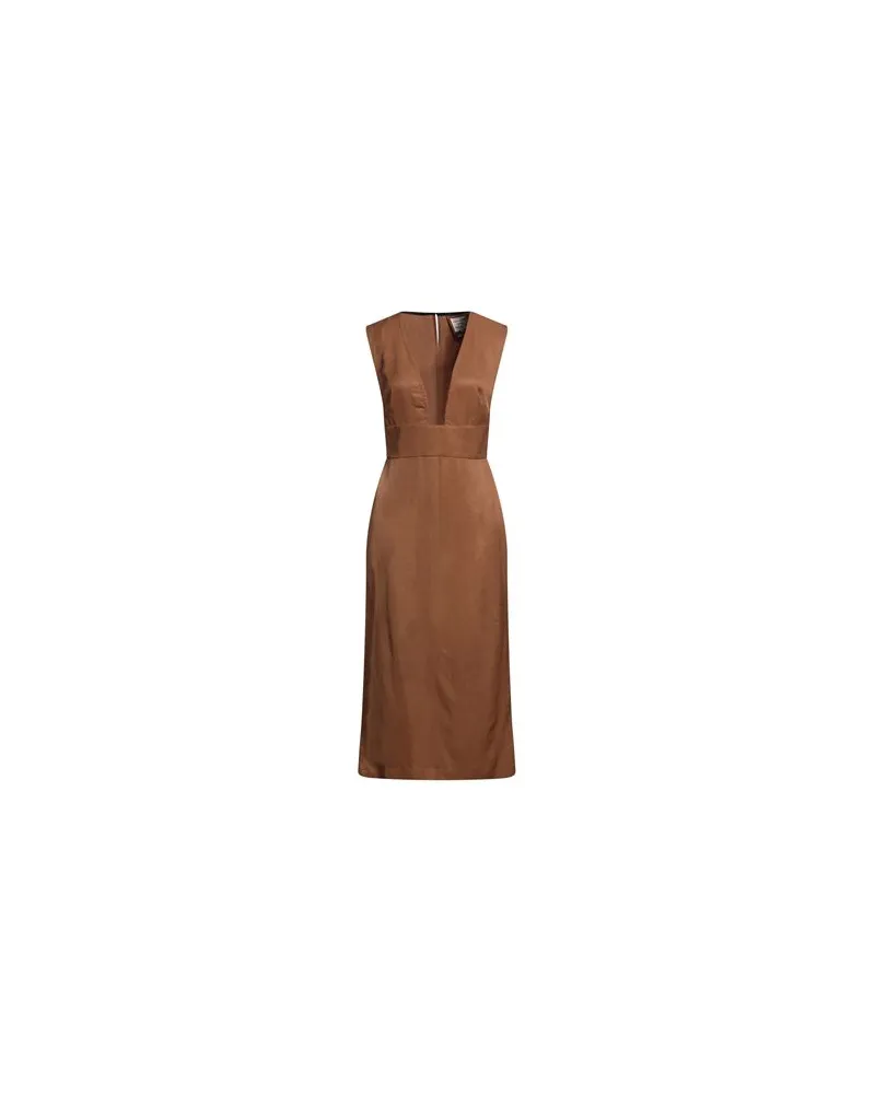 Alessia Santi KLEIDER - Midi-Kleiderauf YOOX.COM Braun