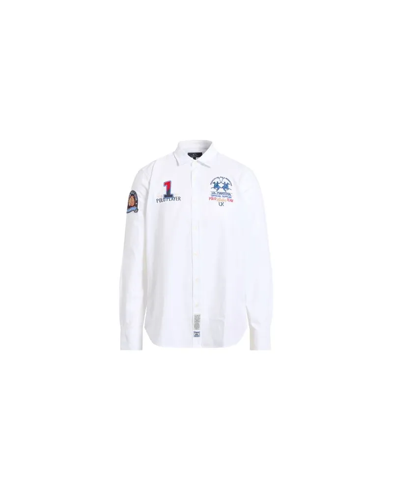 La Martina TOPS - Hemdenauf YOOX.COM Weiß
