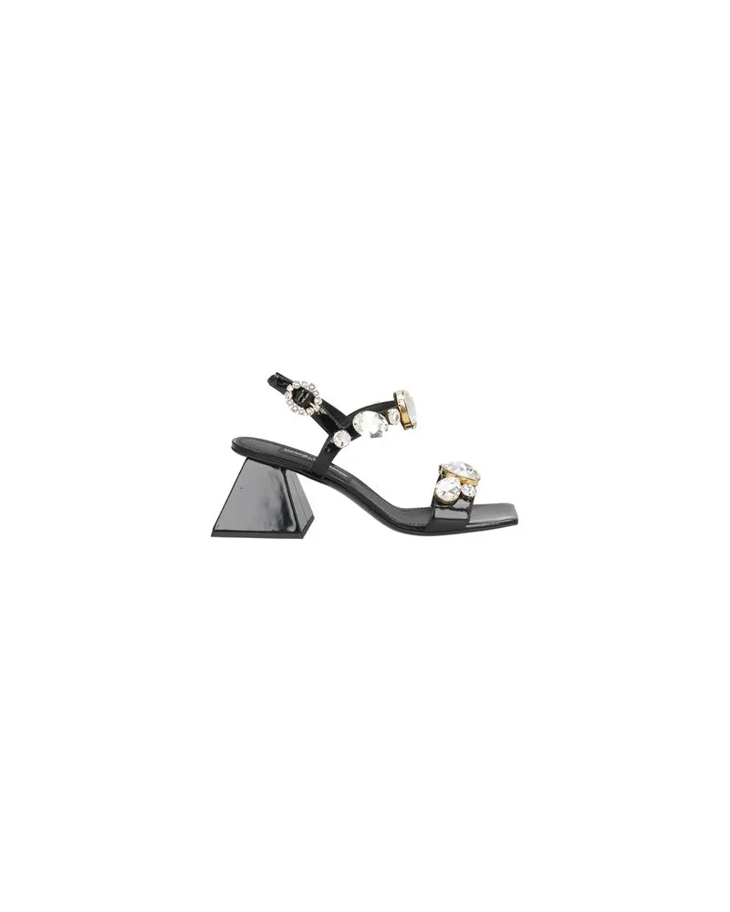 Dolce & Gabbana SCHUHE - Sandalenauf YOOX.COM Schwarz